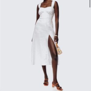 Reformation Seaside Linen Dress - Size 8